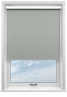 Rimini (Blackout), Grey - Twist&Fit Roller Blind
